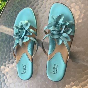 boc aqua sandals size 9